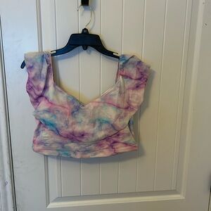 Kiava women’s tie dye swim top